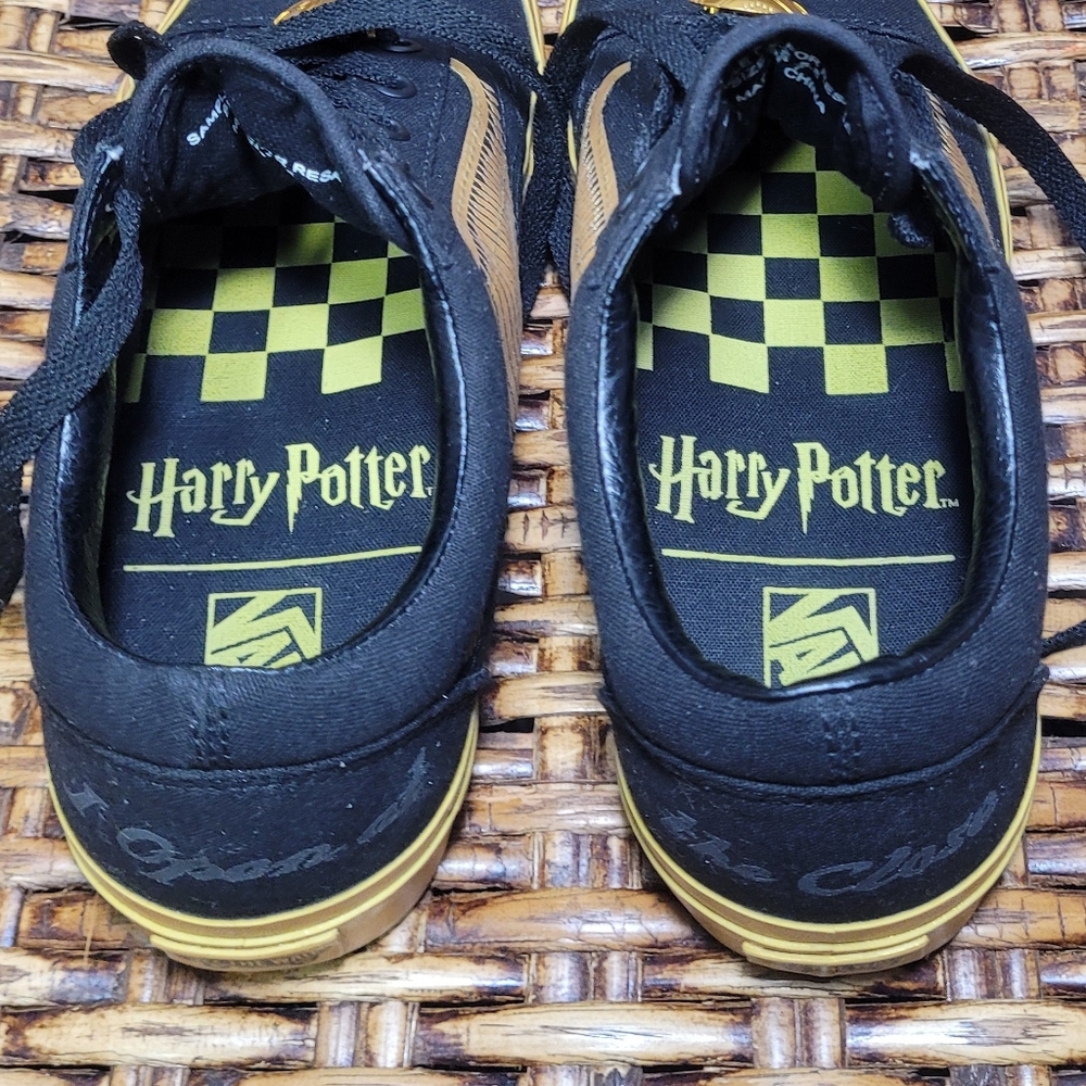 Vans Harry Potter Gold Sneakers 5.5 - Picture 12 of 16
